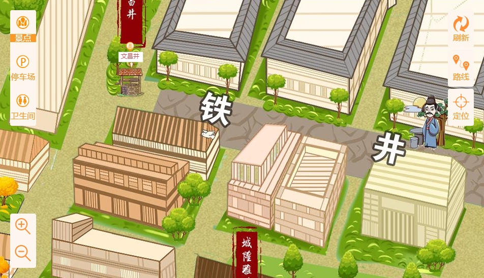 荣邦乡智慧景区：手绘地图与语音导览的完美融合